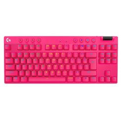 Клавіатура Logitech G Pro X TKL LightSpeed Mechanical Tactile Wireless (920-012159) Magenta