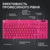 Фото Клавіатура Logitech G Pro X TKL LightSpeed Mechanical Tactile Wireless (920-012159) Magenta