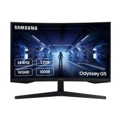 Уценка монитор Samsung 27" Odyssey G5 C27G55TQWI (LC27G55TQWIXCI/LC27G55TQBIXCI) Black (Битые пиксели,2шт., 568397)