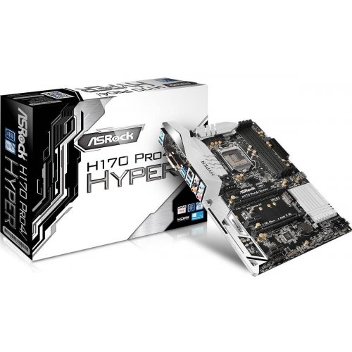 Продати Материнська плата AsRock H170 Pro4/Hyper (s1151, Intel H170) за Trade-In у інтернет-магазині Телемарт - Київ, Дніпро, Україна фото