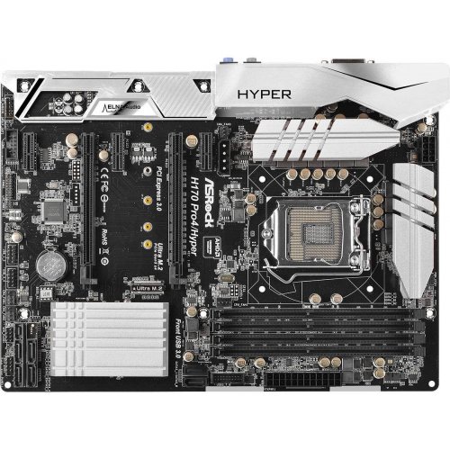 Продати Материнська плата AsRock H170 Pro4/Hyper (s1151, Intel H170) за Trade-In у інтернет-магазині Телемарт - Київ, Дніпро, Україна фото