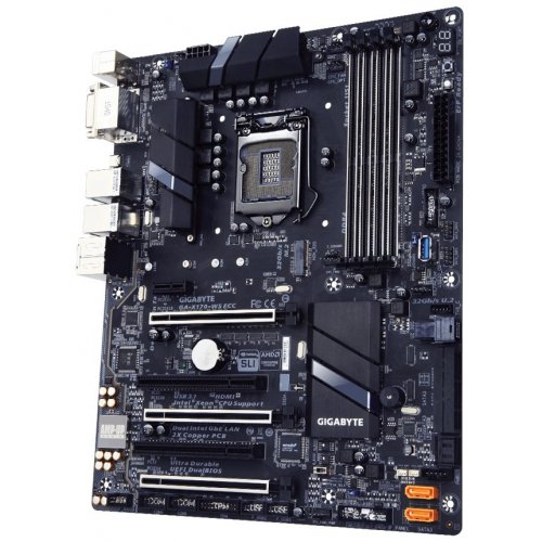 Продать Материнская плата Gigabyte GA-X170-WS ECC (s1151, Intel C236) по Trade-In интернет-магазине Телемарт - Киев, Днепр, Украина фото