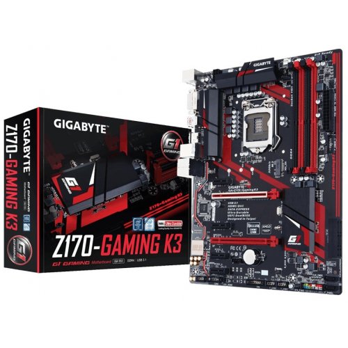 Продати Материнська плата Gigabyte GA-Z170-GAMING K3 V1.1 (s1151, Intel Z170) за Trade-In у інтернет-магазині Телемарт - Київ, Дніпро, Україна фото