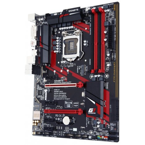 Продати Материнська плата Gigabyte GA-Z170-GAMING K3 V1.1 (s1151, Intel Z170) за Trade-In у інтернет-магазині Телемарт - Київ, Дніпро, Україна фото