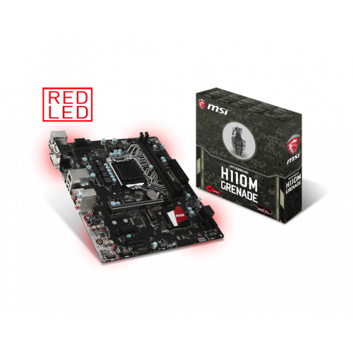 Продати Материнська плата MSI H110M GRENADE (s1151, Intel H110) за Trade-In у інтернет-магазині Телемарт - Київ, Дніпро, Україна фото