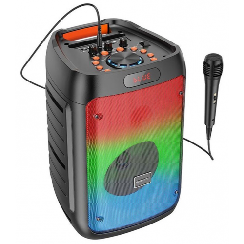 Портативна акустика BOROFONE BP10 Fireworks outdoor BT speaker with mic (BP10B) Black купити в Україні | Telemart фото