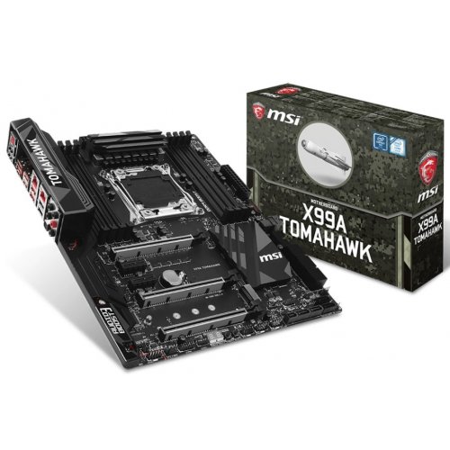 Продать Материнская плата MSI X99A TOMAHAWK (s2011-3, Intel X99) по Trade-In интернет-магазине Телемарт - Киев, Днепр, Украина фото
