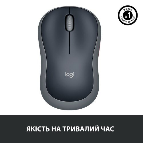 Фото Мышка Logitech Wireless Mouse M185 Grey