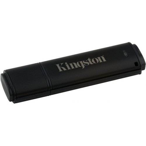 Купить Накопитель Kingston DataTraveler 4000 G2 Metal Security 16GB USB 3.0 Black (DT4000G2/16GB) - цена в Харькове, Киеве, Днепре, Одессе
в интернет-магазине Telemart фото