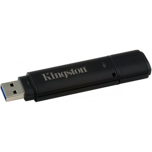 Купить Накопитель Kingston DataTraveler 4000 G2 Metal Security 16GB USB 3.0 Black (DT4000G2/16GB) - цена в Харькове, Киеве, Днепре, Одессе
в интернет-магазине Telemart фото