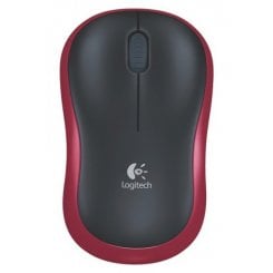 Photo Mouse Logitech Wireless Mouse M185 Red