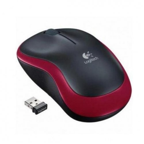 Купить Мышка Logitech Wireless Mouse M185 Red - цена в Харькове, Киеве, Днепре, Одессе
в интернет-магазине Telemart фото