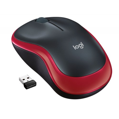 Фото Мышка Logitech Wireless Mouse M185 Red