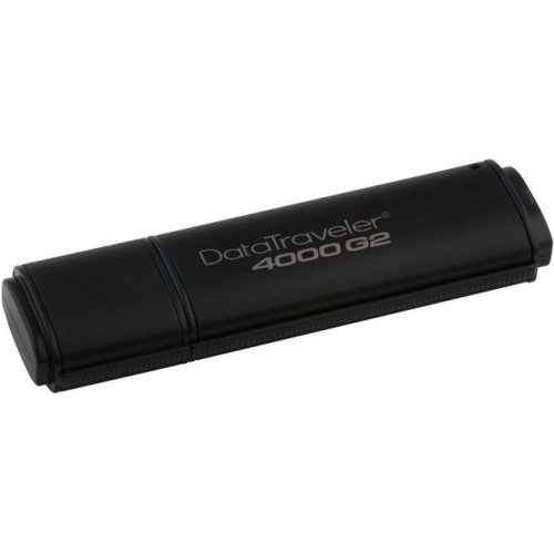 Купити Накопичувач Kingston DataTraveler 4000 G2 Metal Security 8GB USB 3.0 Black (DT4000G2/8GB) - ціна в Києві, Львові, Вінниці, Хмельницькому, Франківську, Україні | інтернет-магазин TELEMART.UA фото