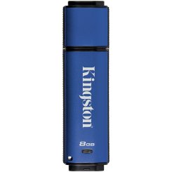 Накопичувач Kingston DataTraveler Vault Privacy 8GB USB 3.0 Blue (DTVP30/8GB)