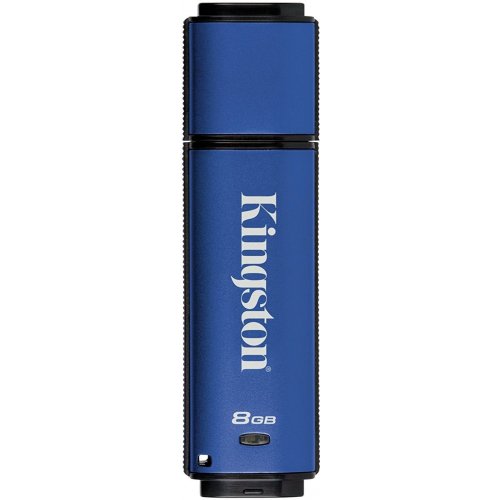 Купити Накопичувач Kingston DataTraveler Vault Privacy 8GB USB 3.0 Blue (DTVP30/8GB) - ціна в Києві, Львові, Вінниці, Хмельницькому, Франківську, Україні | інтернет-магазин TELEMART.UA фото