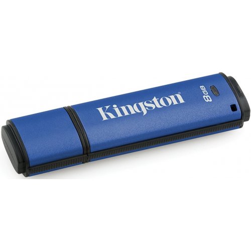 Купити Накопичувач Kingston DataTraveler Vault Privacy 8GB USB 3.0 Blue (DTVP30/8GB) - ціна в Києві, Львові, Вінниці, Хмельницькому, Франківську, Україні | інтернет-магазин TELEMART.UA фото