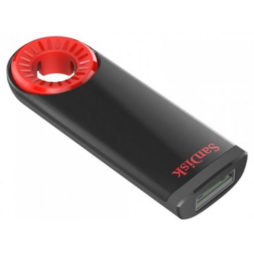 Купить Накопитель SanDisk Cruzer Dial 64GB USB 2.0 Black Red (SDCZ57-064G-B35) - цена в Харькове, Киеве, Днепре, Одессе
в интернет-магазине Telemart фото