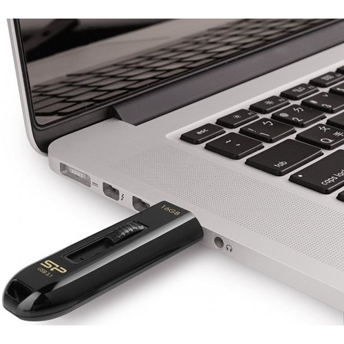 Купить Накопитель Silicon Power Blaze B21 16GB USB 3.1 Black (SP016GBUF3B21V1K) - цена в Харькове, Киеве, Днепре, Одессе
в интернет-магазине Telemart фото