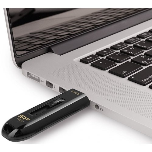Купить Накопитель Silicon Power Blaze B21 64GB USB 3.1 Black (SP064GBUF3B21V1K) - цена в Харькове, Киеве, Днепре, Одессе
в интернет-магазине Telemart фото