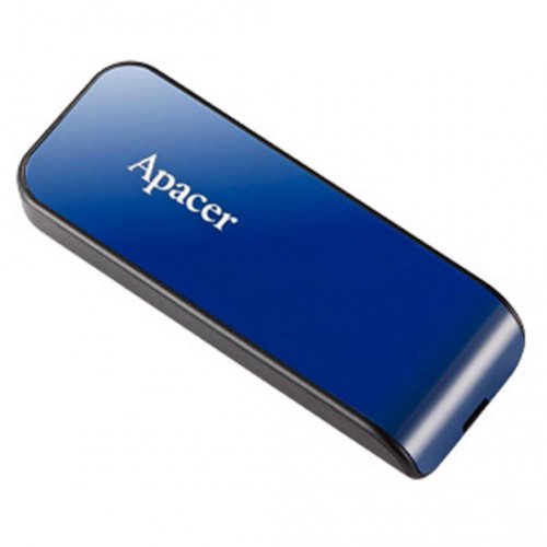 Купить Накопитель Apacer AH334 64GB USB 2.0 Blue (AP64GAH334U-1) - цена в Харькове, Киеве, Днепре, Одессе
в интернет-магазине Telemart фото