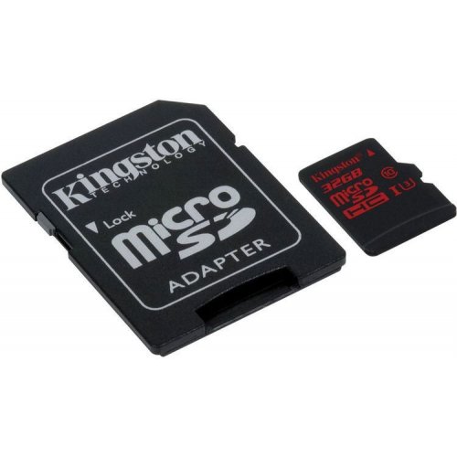 Купить Карта памяти Kingston microSDHC 32GB Class 10 UHS-I (с адаптером) (SDCA3/32GB) - цена в Харькове, Киеве, Днепре, Одессе
в интернет-магазине Telemart фото
