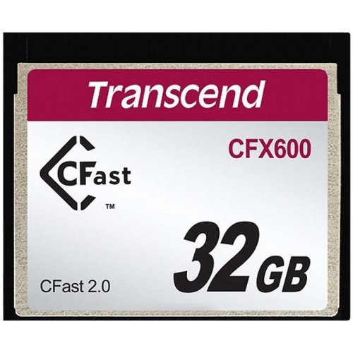 Карта пам'яті Transcend Flash Memory Card CFX600 CFast 2.0 (TS32GCFX600) купити в Україні | Telemart фото