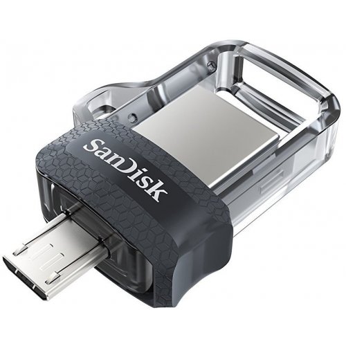 Купить Накопитель SanDisk Ultra Dual OTG 32GB USB 3.0 Black (SDDD3-032G-G46) - цена в Харькове, Киеве, Днепре, Одессе
в интернет-магазине Telemart фото