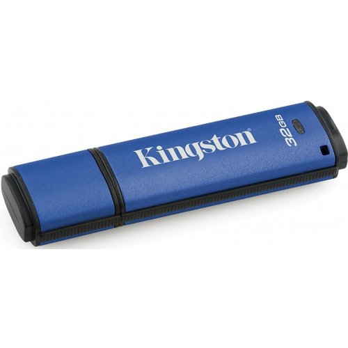 Накопичувач Kingston DataTraveler Vault Privacy Edition 32GB USB 3.0 (DTVP30/32GB) купити в Україні: Київ, Львів, Хмельницький, Тернопіль, Івано-Франківськ | Низька ціна, відгуки, характеристики від TELEMART фото