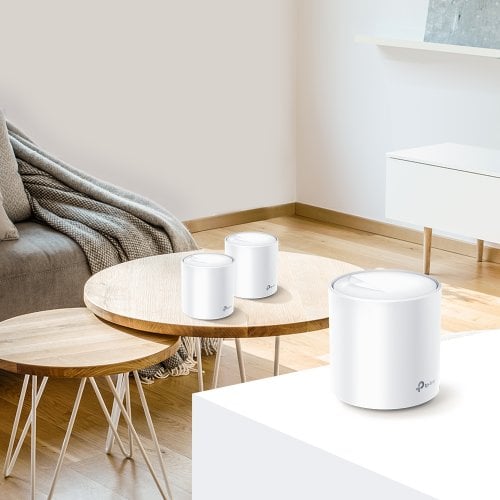 Купить Wi-Fi роутер TP-LINK Deco X60 AX5400 Whole Home Mesh Wi-Fi System (2-pack) - цена в Харькове, Киеве, Днепре, Одессе
в интернет-магазине Telemart фото