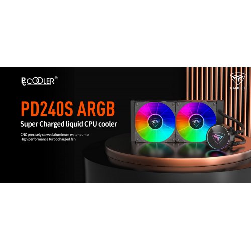 Продати Готова СВО PCCooler PD240S ARGB Black за Trade-In у інтернет-магазині Телемарт - Київ, Дніпро, Україна фото