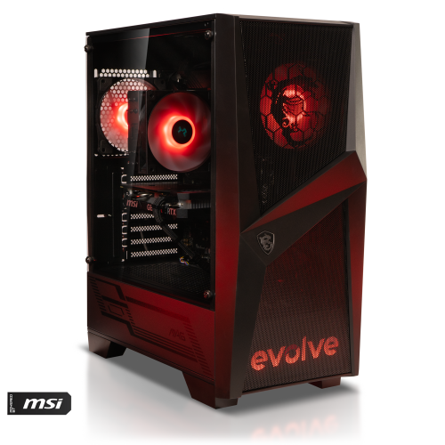 Купить Игровой ПК EVOLVE PoweredBy MSI H+ (EVOP-SHi1240FN406-D432S1TBKMSH) Black/Mesh - цена в Харькове, Киеве, Днепре, Одессе
в интернет-магазине Telemart фото