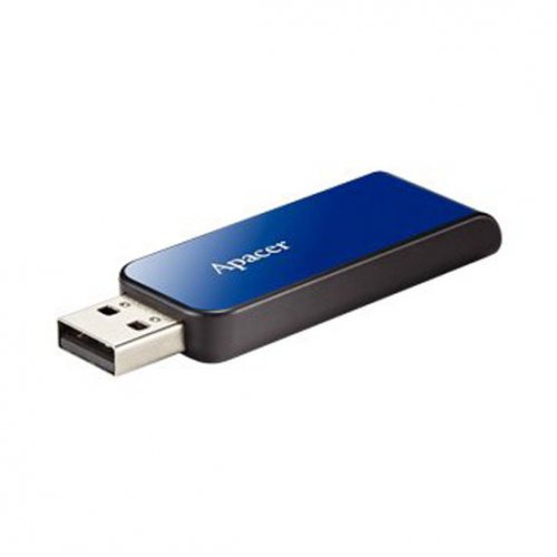 Купить Накопитель Apacer AH334 16GB USB 2.0 Blue (AP16GAH334U-1) - цена в Харькове, Киеве, Днепре, Одессе
в интернет-магазине Telemart фото