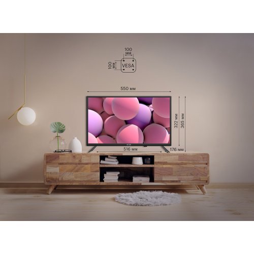 Купити Телевізор Kivi 24" 24H550NB Black - ціна в Києві, Львові, Вінниці, Хмельницькому, Франківську, Україні | інтернет-магазин TELEMART.UA фото