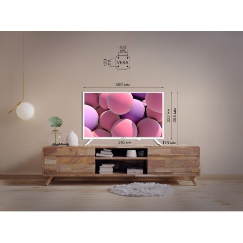 Купити Телевізор Kivi 24" 24H750NW White - ціна в Києві, Львові, Вінниці, Хмельницькому, Франківську, Україні | інтернет-магазин TELEMART.UA фото