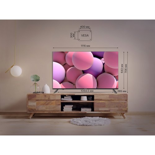 Купити Телевізор Kivi 50" 50U740NB Black - ціна в Києві, Львові, Вінниці, Хмельницькому, Франківську, Україні | інтернет-магазин TELEMART.UA фото