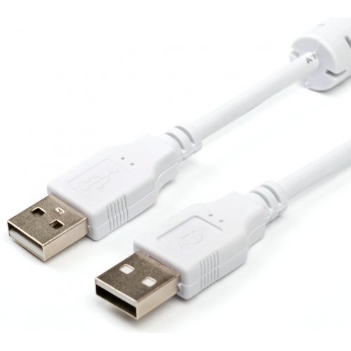 Купить Кабель ATcom USB 2.0 AM-AM 1,8m (16614) White - цена в Харькове, Киеве, Днепре, Одессе
в интернет-магазине Telemart фото