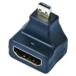 Переходник Cablexpert HDMI-microHDMI F/M 90° (A-HDMI-FDML) Black