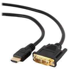 Кабель Cablexpert HDMI-DVI 10m (CC-HDMI-DVI-10MC) Black