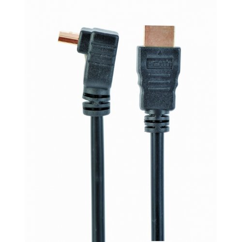 Купить Кабель Cablexpert HDMI-HDMI 3m v1.4 90° (CC-HDMI490-10) Black - цена в Харькове, Киеве, Днепре, Одессе
в интернет-магазине Telemart фото