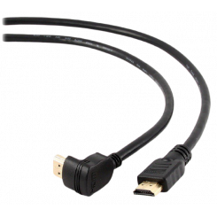 Кабель Cablexpert HDMI-HDMI 4.5m v1.4 90° (CC-HDMI490-15) Black
