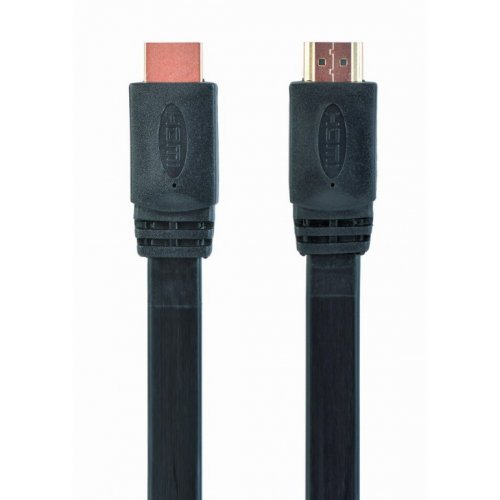 Купити Кабель Cablexpert HDMI-HDMI 1.8m v2.0 Slim (CC-HDMI4F-6) Black - ціна в Києві, Львові, Вінниці, Хмельницькому, Франківську, Україні | інтернет-магазин TELEMART.UA фото