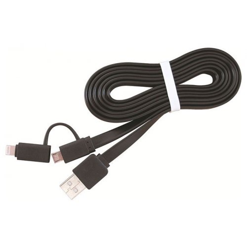 

Cablexpert USB 2.0 AM-microUSB/AppleLighting 1m (CC-USB2-AMLM2-1M) Black
