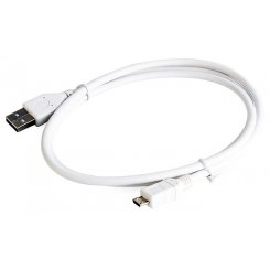 Кабель Cablexpert USB 2.0 microUSB 0,5m Premium (CCP-mUSB2-AMBM-W-0.5M) White