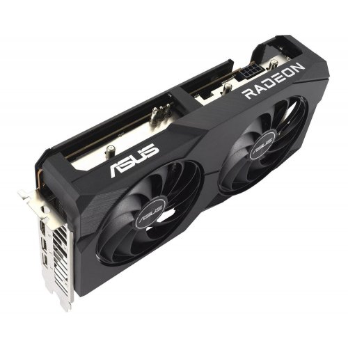 Photo Video Graphic Card Asus Dual Radeon RX 6600 V2 8192MB (DUAL-RX6600-8G-V2 FR) Factory Recertified