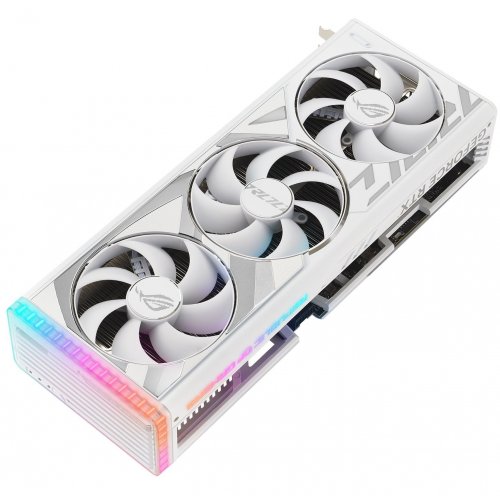 Photo Video Graphic Card Asus ROG Strix GeForce RTX 4080 OC 16384MB (ROG-STRIX-RTX4080-O16G-WHITE FR) Factory Recertified