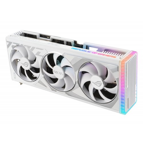 Photo Video Graphic Card Asus ROG Strix GeForce RTX 4080 OC 16384MB (ROG-STRIX-RTX4080-O16G-WHITE FR) Factory Recertified