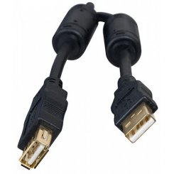 Кабель Cablexpert USB 2.0 AM-AF 5m with CHIP (UAE-01-5M) Black