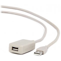 Кабель Cablexpert USB 2.0 AM-AF 5m with CHIP (UAE016) White