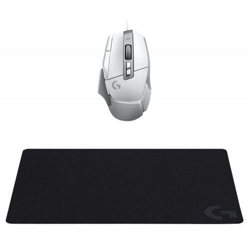 Купить Игровая мышка с ковриком Logitech G502 X + G240 (991-000490) White - цена в Харькове, Киеве, Днепре, Одессе
в интернет-магазине Telemart фото